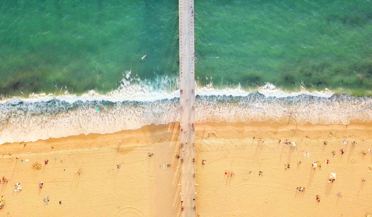 Hermosa Beach in Southern California
