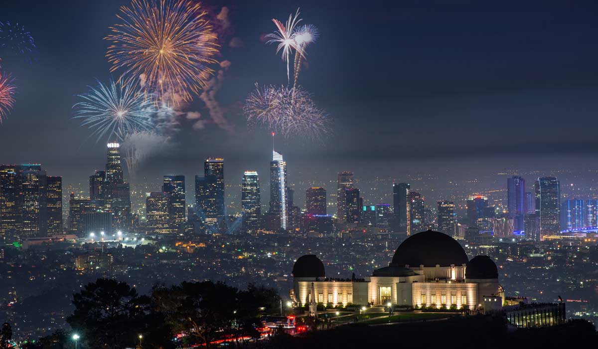 New Years Day in Los Angeles 2026