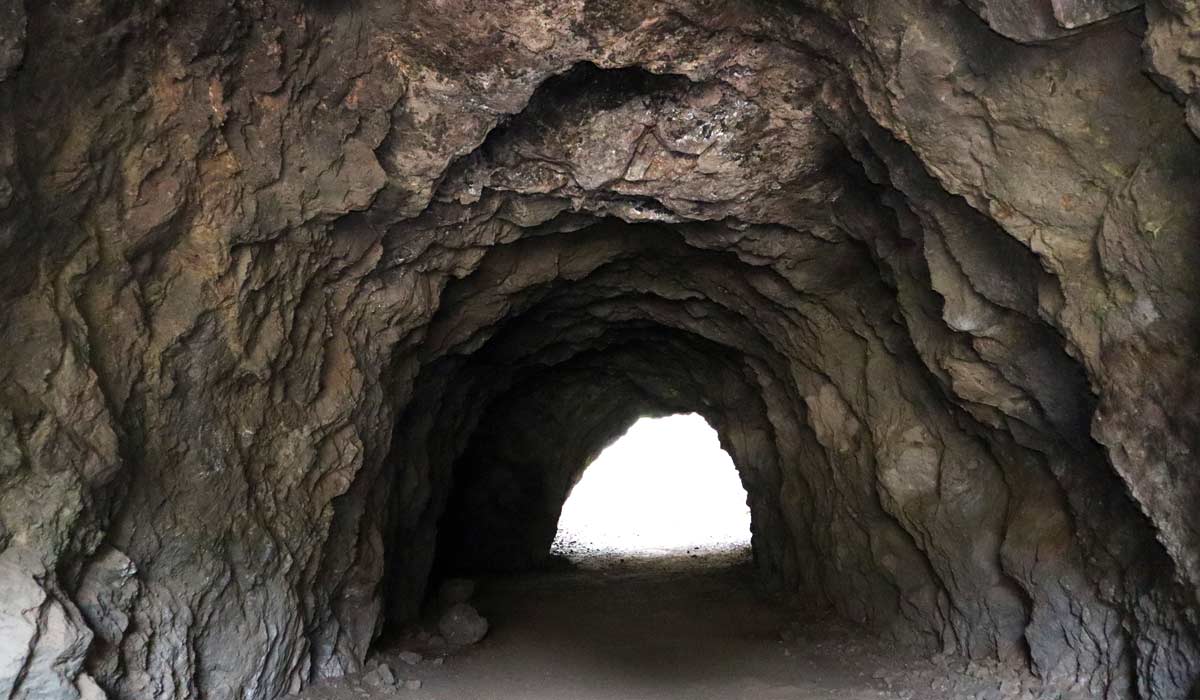 Entrance to the Batcave in the 1960s Batman television series