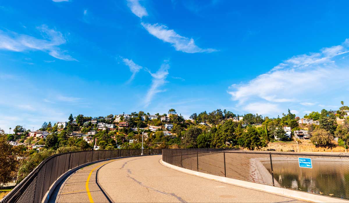 Silver Lake Reservoir, LA County, California