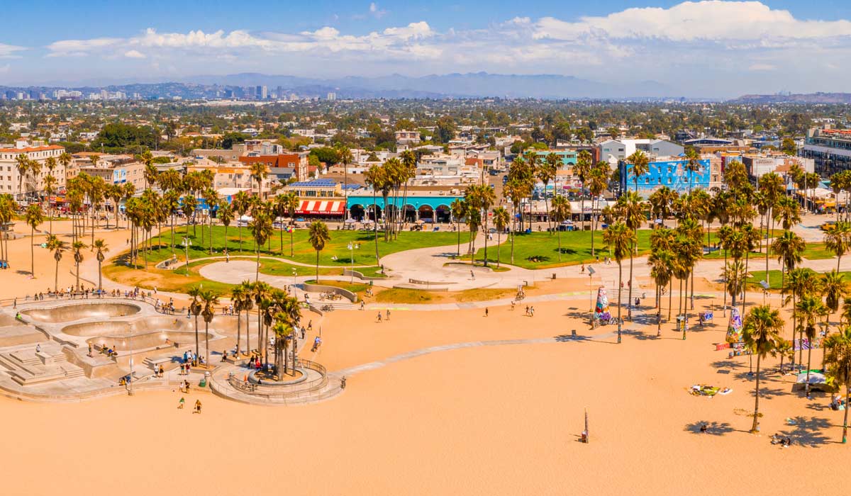 Los Angeles Boardwalk Venice Beach