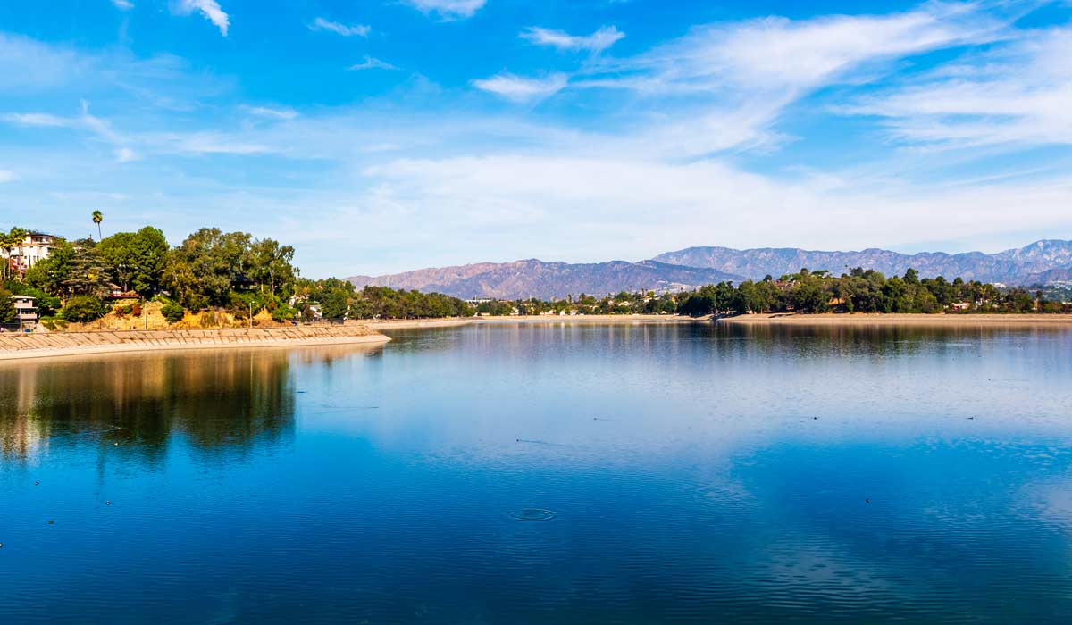 Silver Lake Reservoir Los Angeles