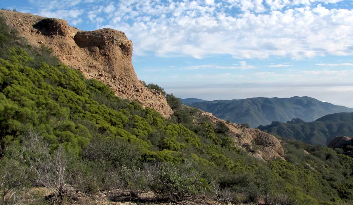 Mishe Mokwa Trail to Sandstone Peak, Santa Monica Mountains California