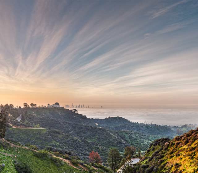 Griffith Park Observatory and Hollywood Hills