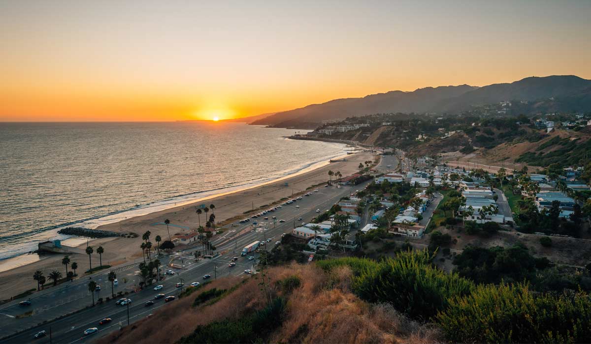 Ocean Park, Santa Monica in Southern California