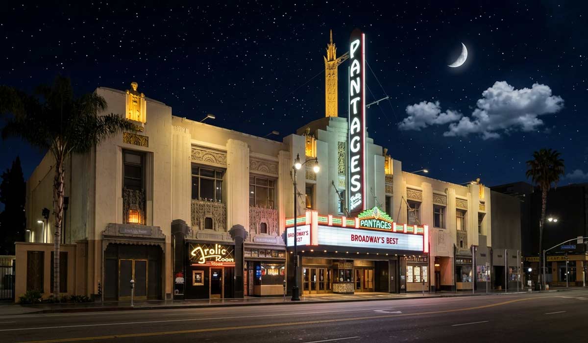 Hollywood Pantages Theatre hosting Broadway touring musicals and live theater productions