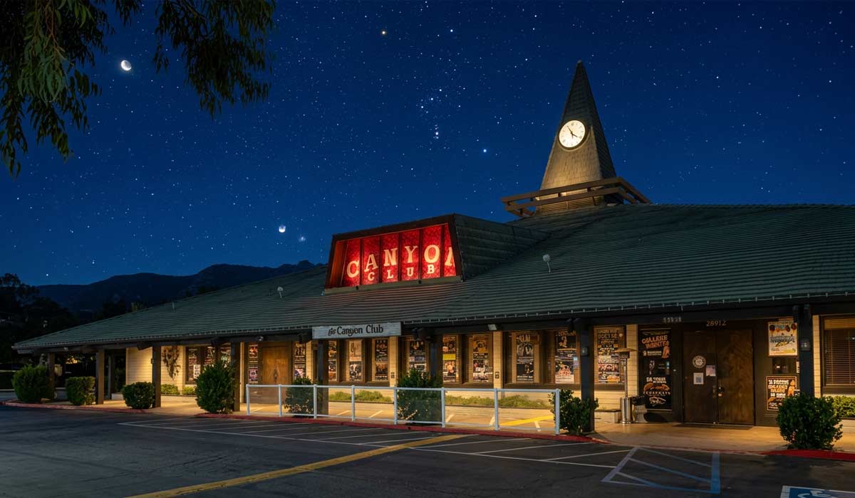 The Canyon music venue hosting live concerts, tribute bands, and entertainment shows